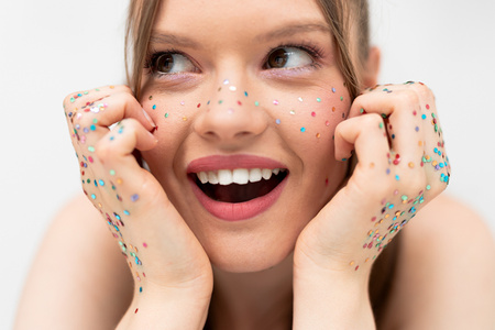 Brokat do twarzy - piegi na twarz, 3g, mix