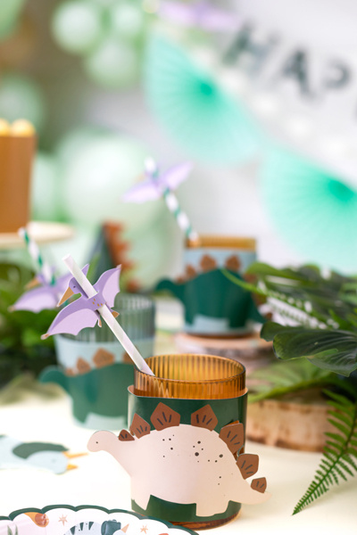 Nakładki na kubki Dinozaur – idealne na każdą okazję