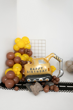 Balon foliowy Koparka, mix, 49x76,5 cm