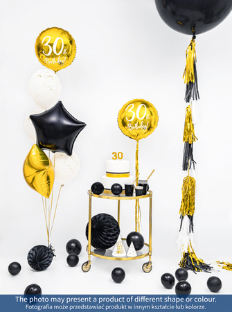 Świeczka urodzinowa Cyferka 9, złoty, 7cm