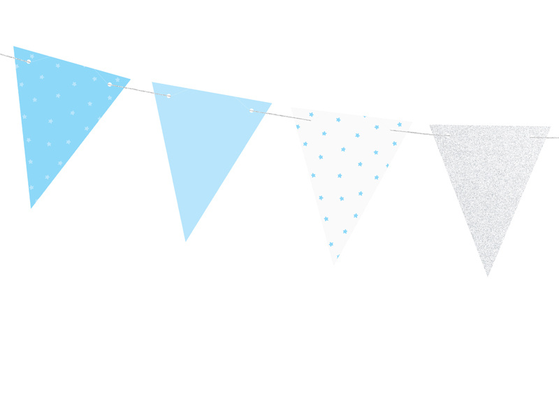 Girlanda 1st Birthday - Flagietki, 1,3m - zdjęcie 2