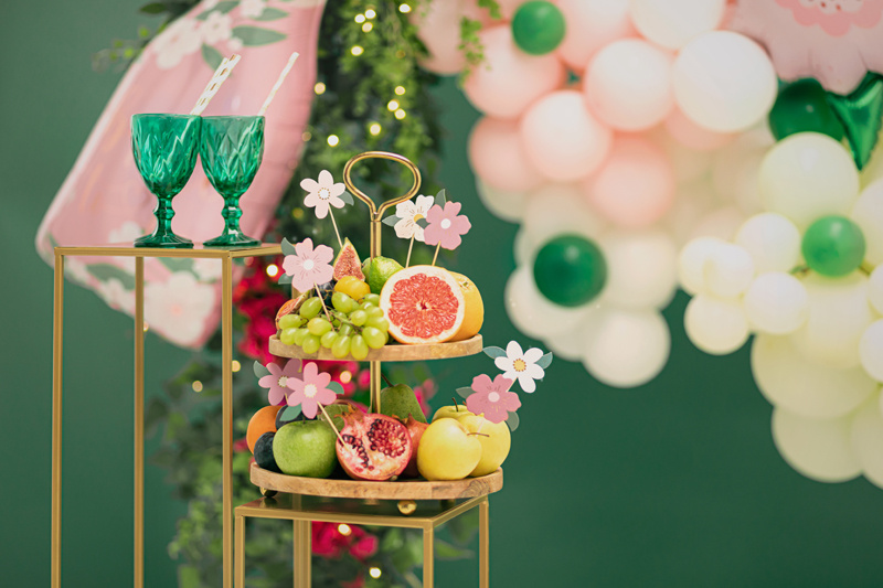 Toppery na tort Kwiaty mix 12