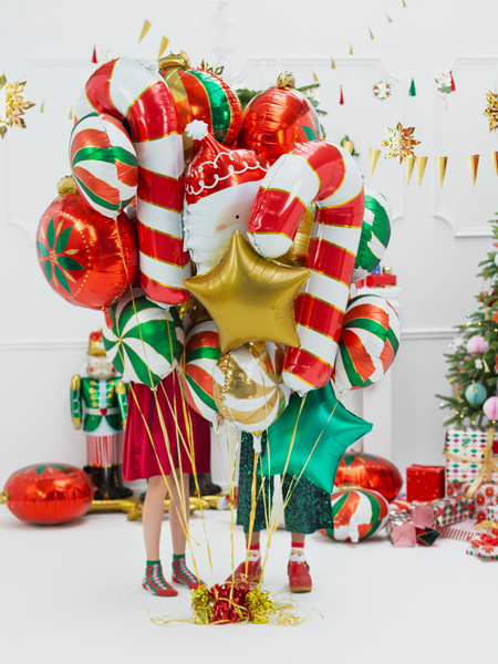 Balon foliowy Gwiazdka zielony 48cm - zdjęcie 5