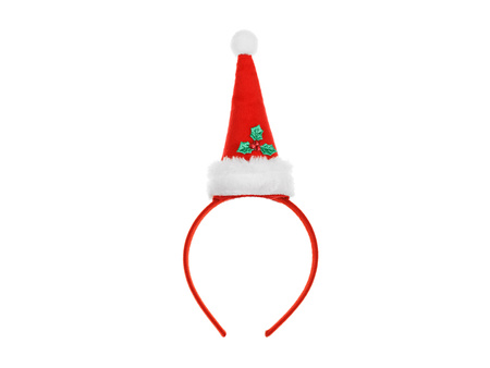 Opaska Czapka Mikołaja, 11x26.5cm, mix