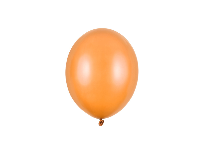 Balony Strong 12cm Metallic Mandarin Orange opakowanie 100 sztuk