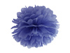 Pompon bibułowy, granat, 25cm