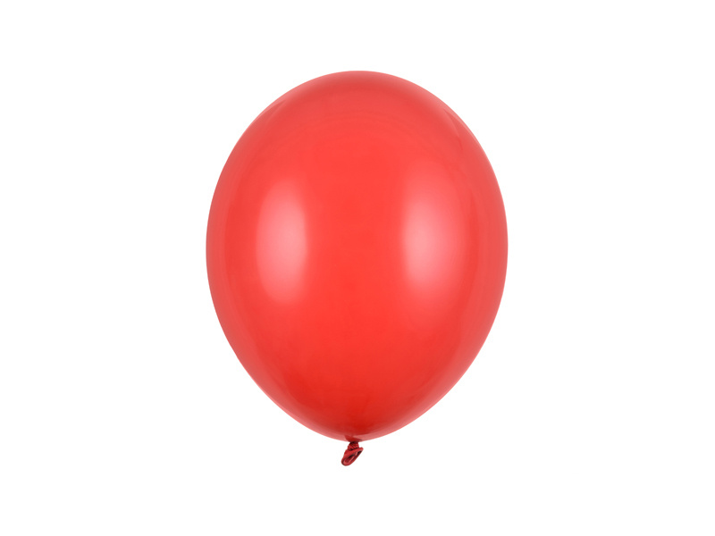 Balony Strong 27cm Pastel Poppy Red - opakowanie 100 sztuk