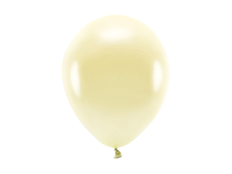 Balony Eco metalizowane słomkowe 26cm – opakowanie 10 sztuk