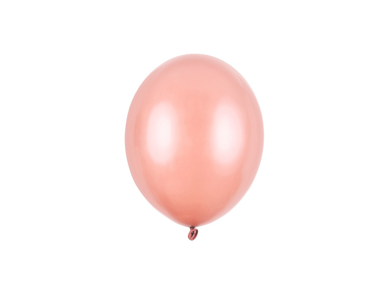 Balony Strong 12cm Metallic Rose Gold – opakowanie 100 sztuk