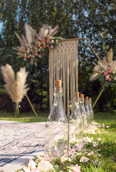 Makrama złamana biel 94.5x171cm - zdjęcie 9