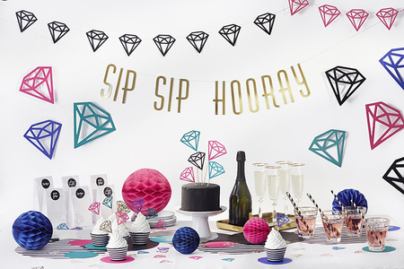 Podkładki papierowe okrągłe, mix (1 op. / 14 szt.)