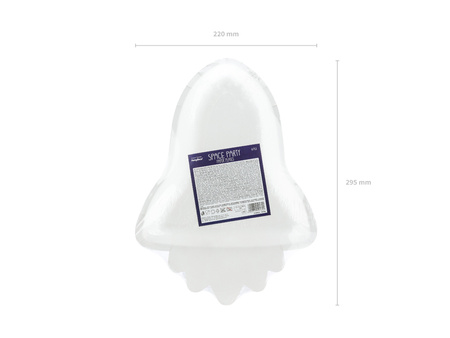 Talerzyki Kosmos - Rakieta, 21,5x29,5 cm. (1 op. / 6 szt.)