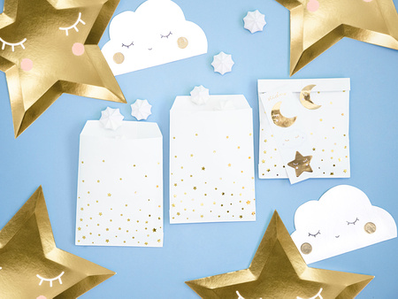 Torebki na słodycze Little Star, 13x14cm (1 op. / 6 szt.)