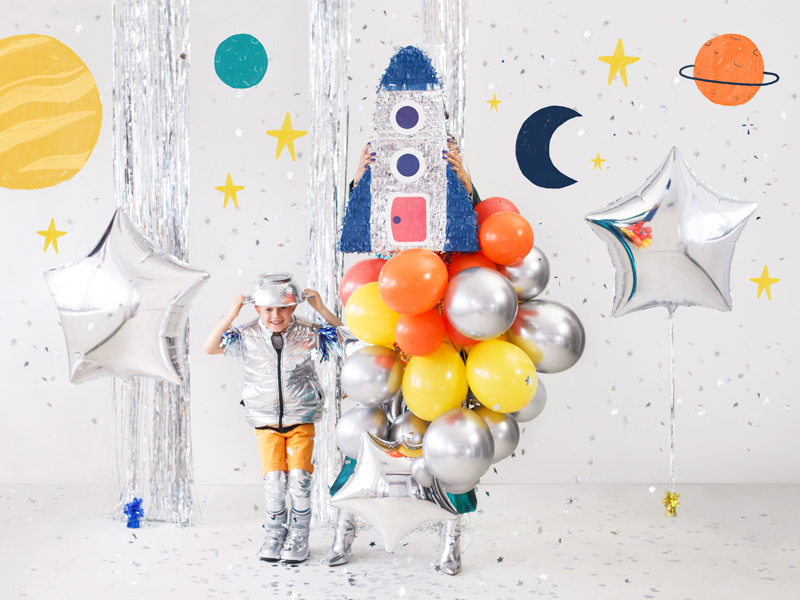 Srebrne balony Glossy 30cm – połysk i jakość