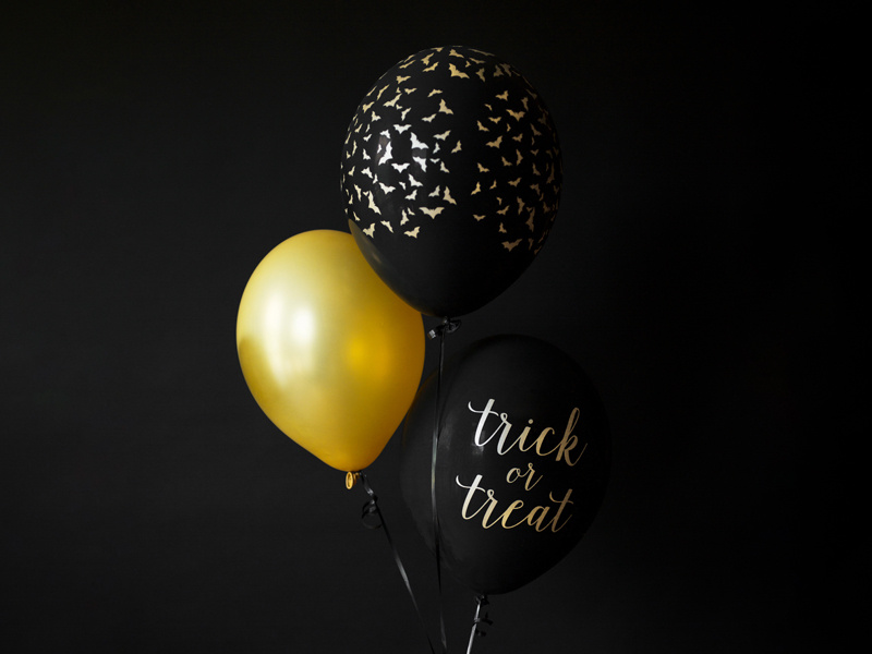 Balony Nietoperze Strong Pastel Black