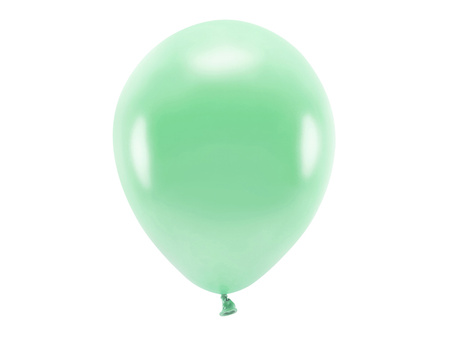 Balony Eco 30cm metalizowane, mięta (1 op. / 100 szt.)