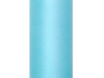 Tiul gładki, turkus, 0,3 x 9m