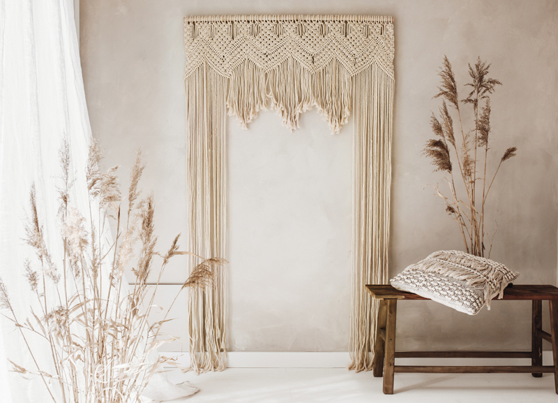 Makrama detale splotów