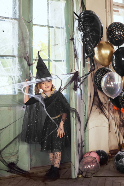 Pajęczyna Halloween biała 60g dekoracja okna