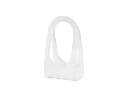 Pudełko na kwiaty flowerbox, 21,6 x 11,7 x 38,5 cm, biały