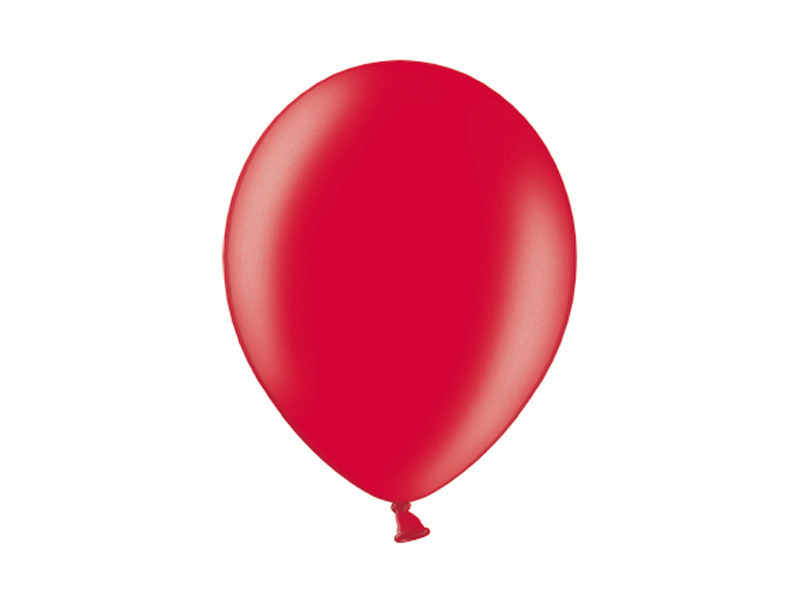 Balony 23cm Metallic Cherry Red – 100 sztuk
