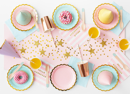 Konfetti Gwiazdki, złoty, 10mm, 30g