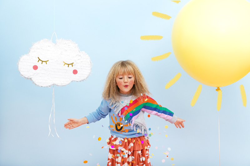 Piniata Chmurka - widok z boku