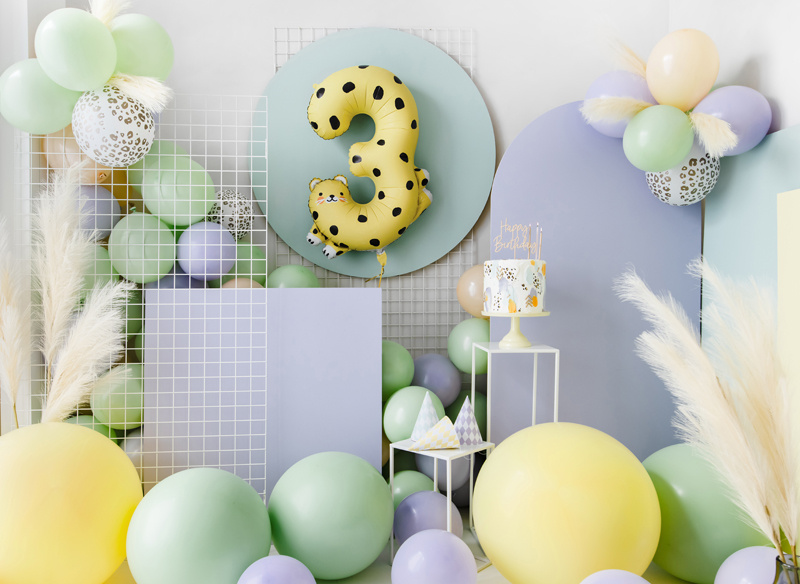 Balony Pastel Lilac Breeze - aranżacja imprezowa