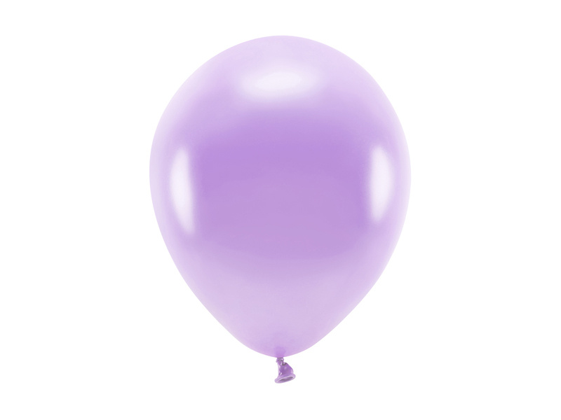 Balony Eco 26cm metalizowane lawenda - opakowanie