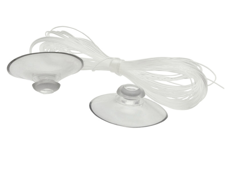 Przyssawki z żyłką 4cm - zestaw 6 sztuk