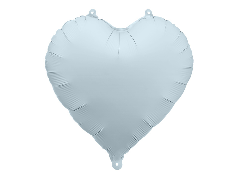 Balon foliowy Serce mglisty niebieski 45 cm