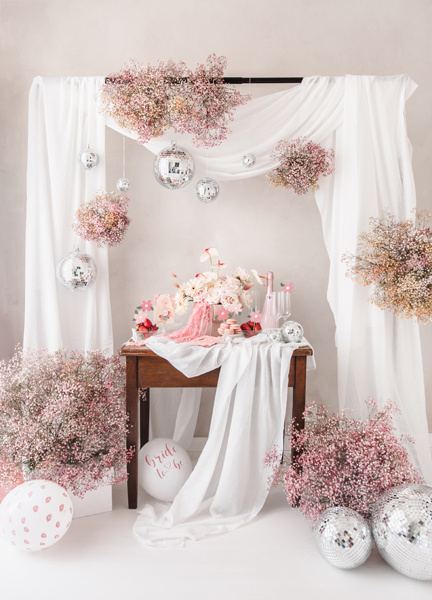 Balony Bride to Be 30 cm – pastelowe kolory i różowe złoto