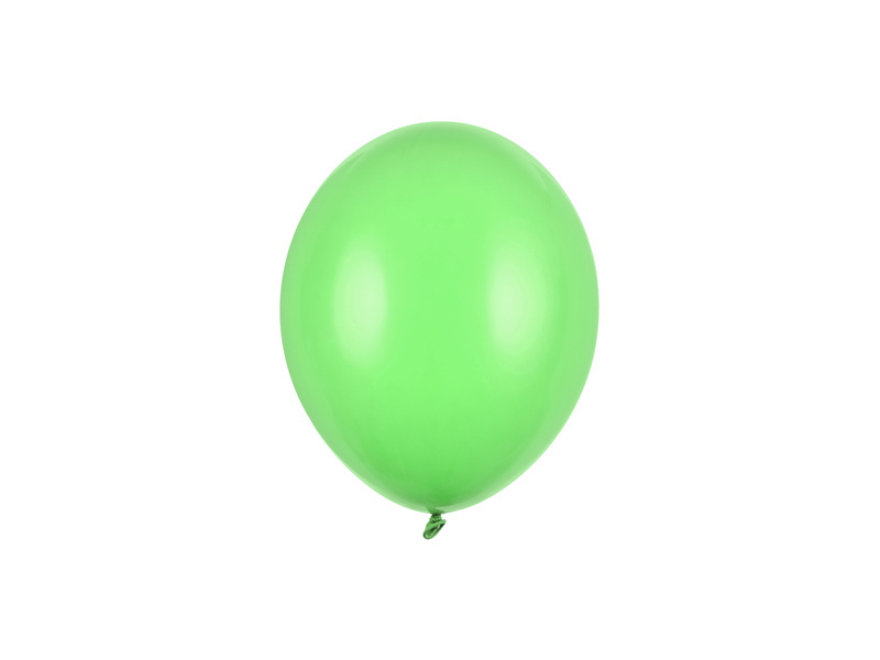 Balony Strong 12cm Pastel Bright Green - opakowanie 100 sztuk