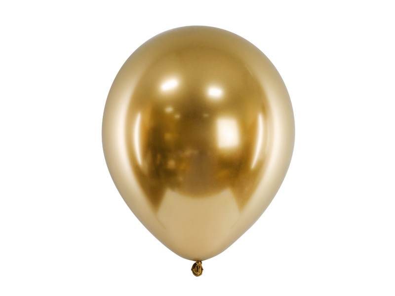 Balony Glossy 30cm złoty – opakowanie 50 sztuk