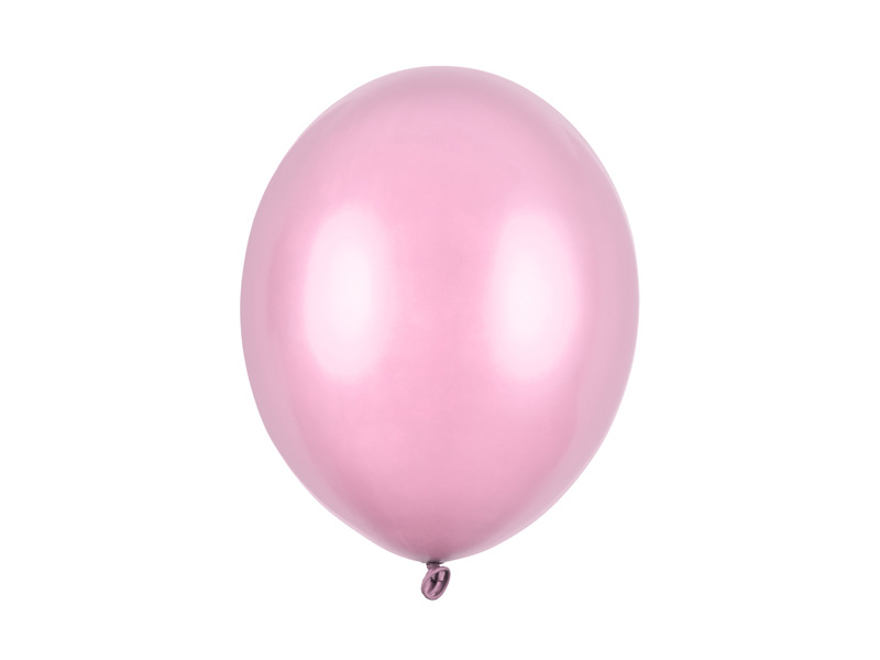 Balony Strong 30cm Metallic Candy Pink - opakowanie 100 sztuk