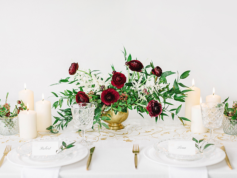 Organza z nadrukiem kremowy - zdjęcie 4