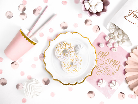 Talerzyki, biały, 18,5 cm (1 op. / 6 szt.)