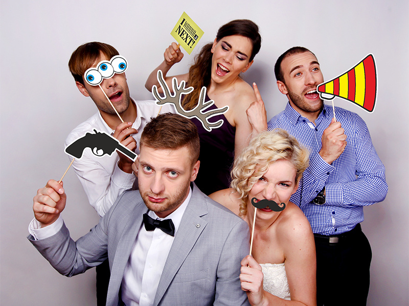 Wąsy na patyczku – zestaw dekoracyjny