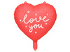 Balon foliowy Serce ''I love you'', 45 cm, mix