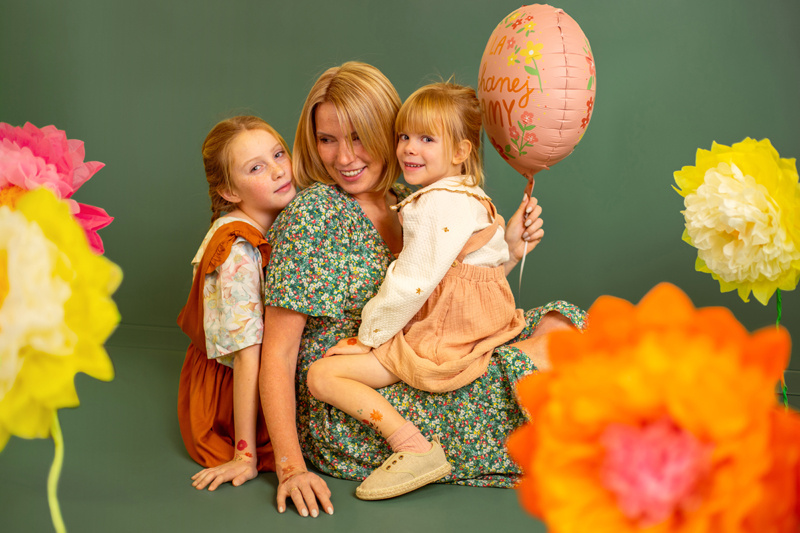 Balon foliowy Dla kochanej mamy 45 cm mix - zdjęcie 7