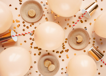 Balony Eco 30cm pastelowe, brzoskwinia (1 op. / 10 szt.)