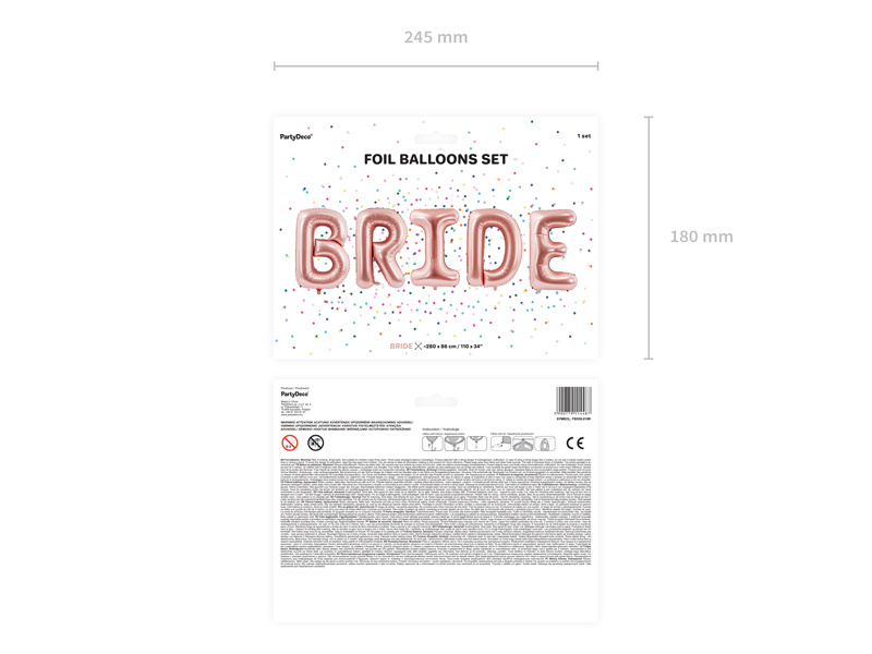 Balon Bride na imprezie