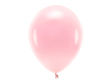 Balony Eco 30cm pastelowe, rumiany różowy (1 op. / 10 szt.)