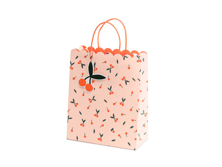 Torebki na prezenty Wisienki, mix, 26x32x13cm