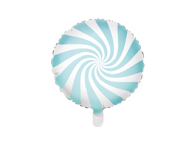 Balon foliowy Cukierek jasny niebieski 35cm