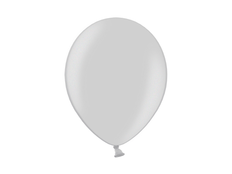 Balony 23cm Metallic Silver