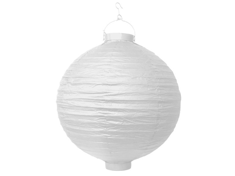 Lampion papierowy biały 30cm - zdjęcie 1