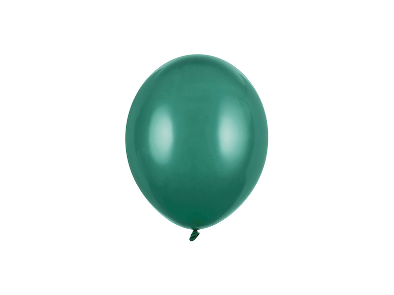 Balony Strong 12 cm Pastel Bottle Green - opakowanie 100 sztuk