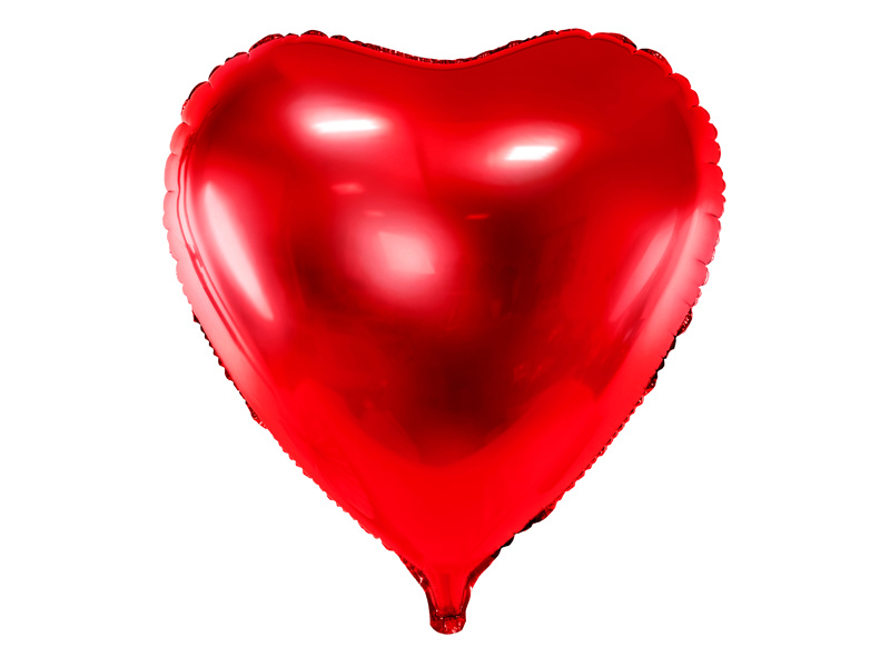 Balon foliowy Serce 68x72cm czerwony - zdjęcie 1