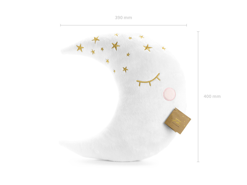 Poduszka Little Star Księżyc – widok z boku